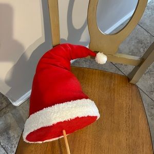 Christmas Tree Santa Hat Topper. Excellent condition.